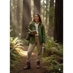 Vintage Basic Edition Nylon Windbreaker Jacket Men XL Green Gorpcore Lightweight